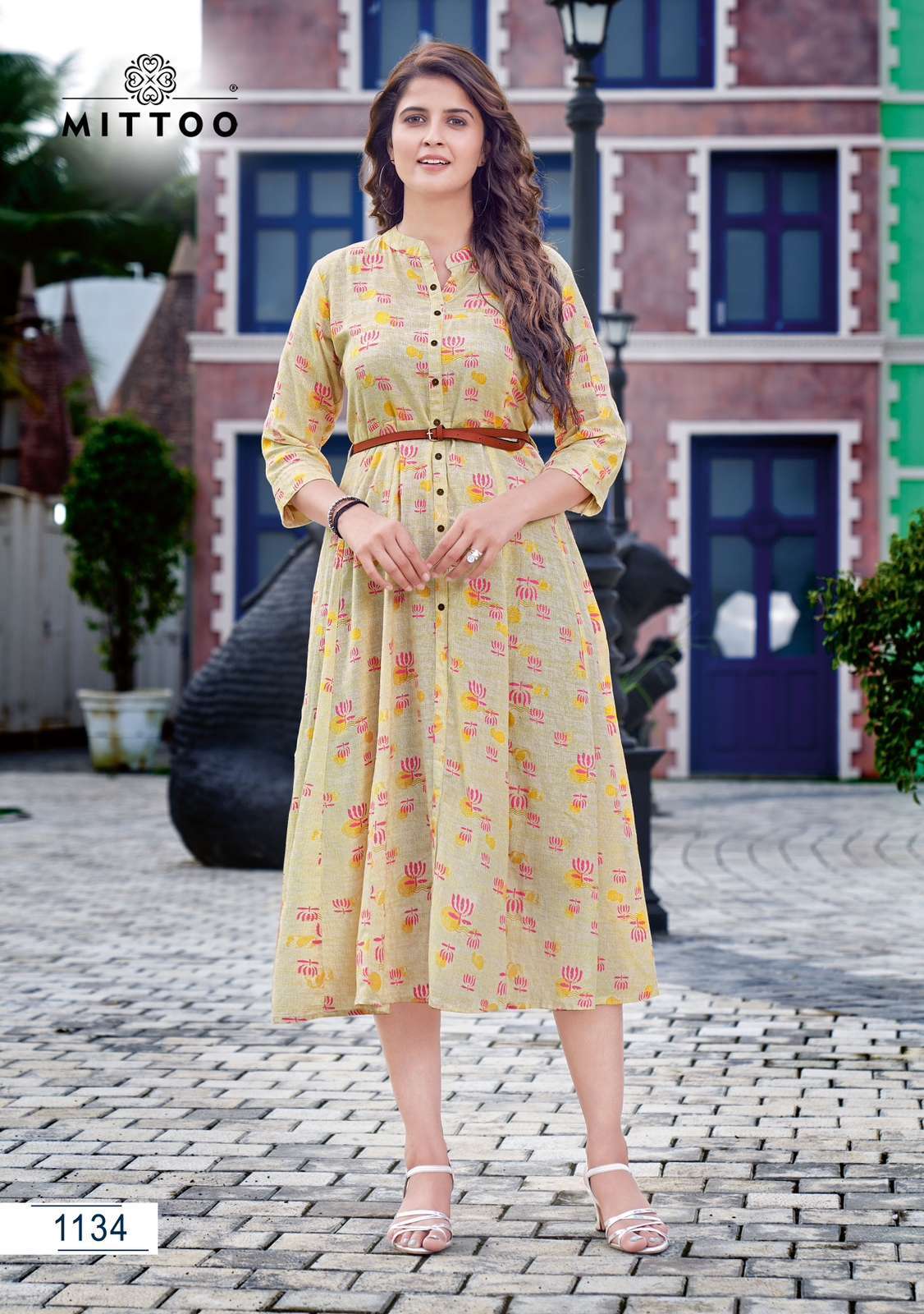 BELT VOL 12 BY MITTOO BRAND PRESENTS RAYON PRINTED FANCY ROUND KURTI WITH BELT -1134-8-2023-02-27_15_09_04